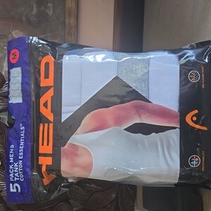 HEAD Men's White Tank Tops Pack 💜